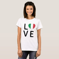Love - Italy Flag