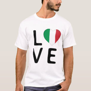 Camiseta Love - Italy Flag