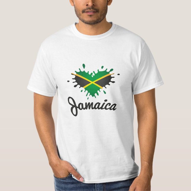 Camiseta Love Jamaica - Proud Jamaicans Boys Shirt - (Frente)