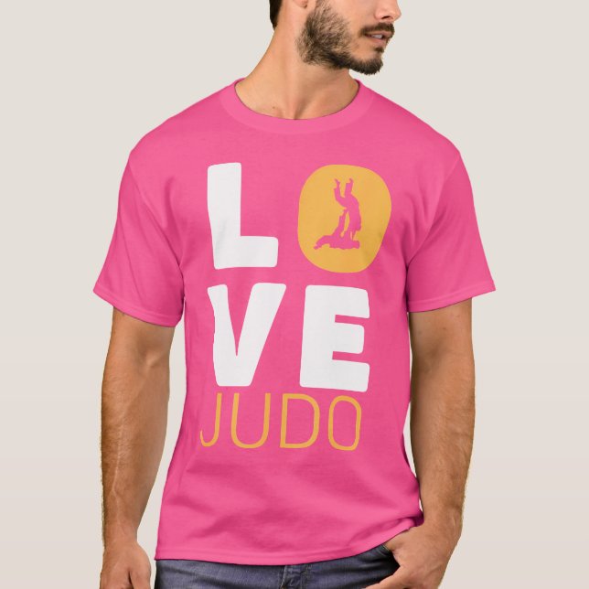 Camiseta Love Judo Japonês Marcial Art Judo (Frente)
