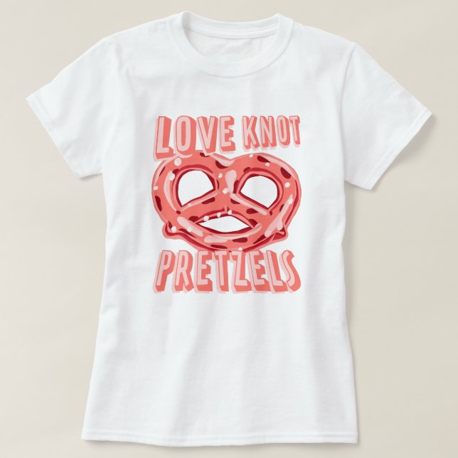 Camiseta Love Knot Pretzel (Frente do Design)