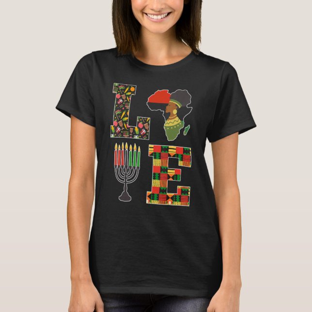 Camiseta Love Kwanzaa (Frente)