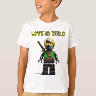Camiseta Love Lego Ninjas Builder Love