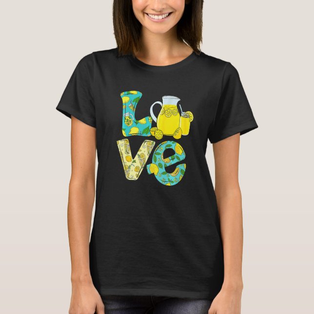 Camiseta Love Lemonade Crew Squad Kids Yellow Lemon Boss Ju (Frente)