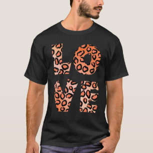 Camiseta Love Lepard Cheetah Animal Print