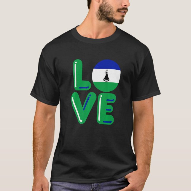 Camiseta LOVE - Lesotho Premium (Frente)