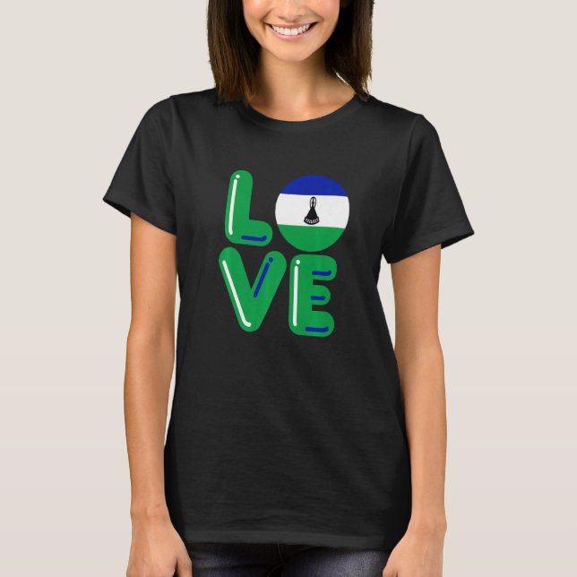 Camiseta LOVE - Lesotho Premium (Frente)