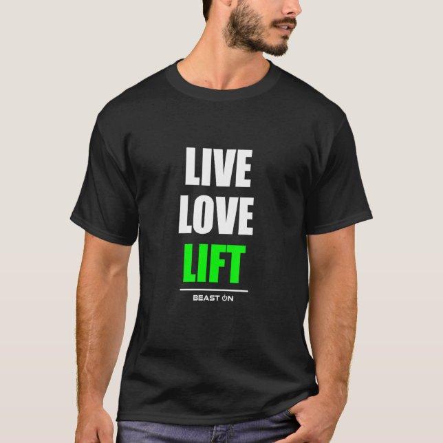 Camiseta Love Lift Bodybuilding Gains Gainz Gym Malhação Wo (Frente)