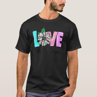 Camiseta Love Like Jesus Christian Faith Bible God Prayer R