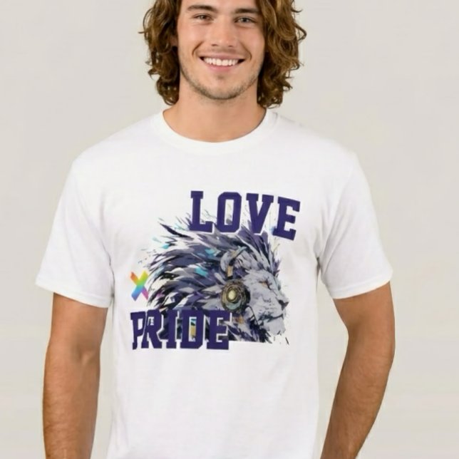 Camiseta LOVE × LION Ver. B - Custom (Criador carregado)