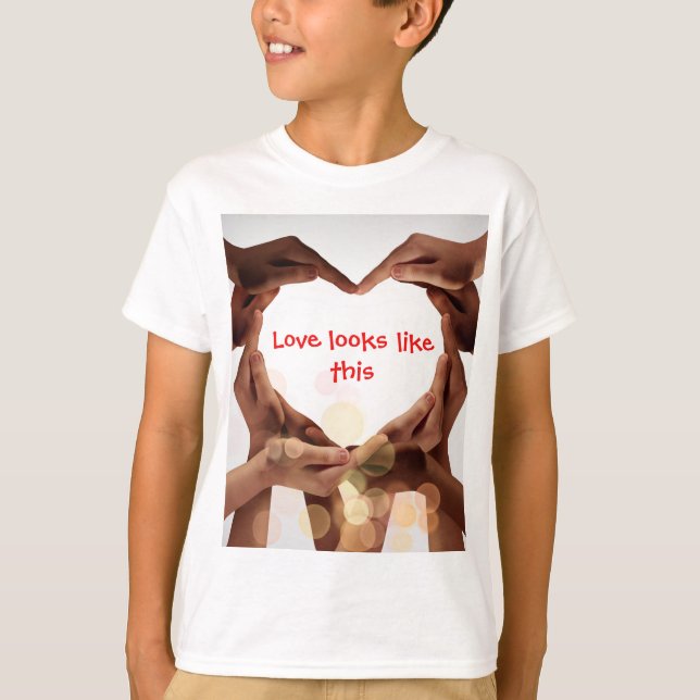 Camiseta love looks like this (Frente)