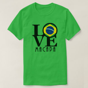 Camiseta LOVE Macapa (impressão frontal)