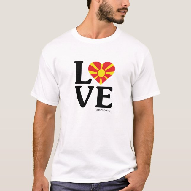 Camiseta Love Macedônia (Frente)