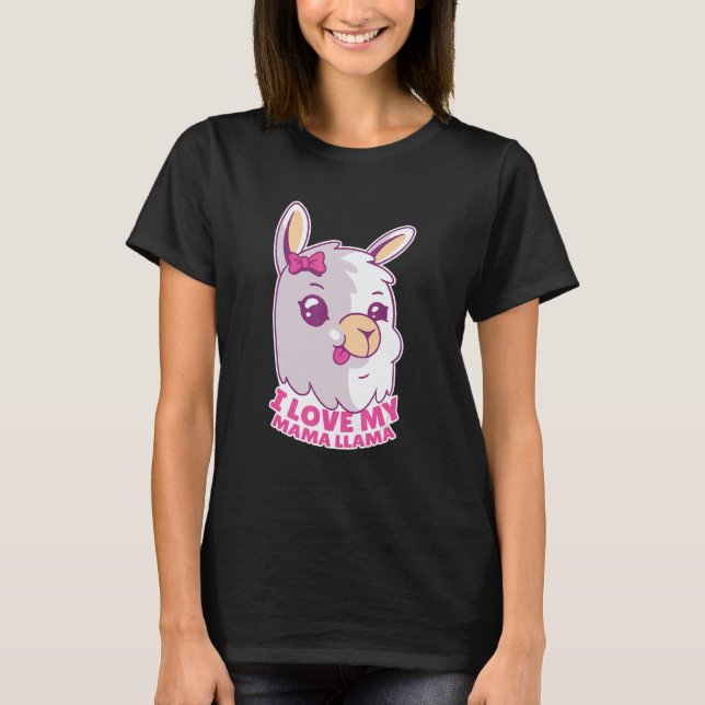 Camiseta Love mama Llama (Frente)