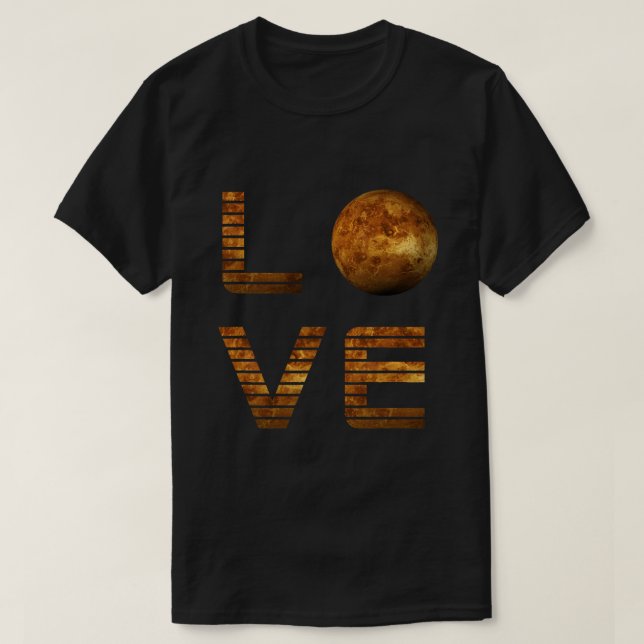 Camiseta Love Mars Planet space Exploration Astronomy Scien (Frente do Design)