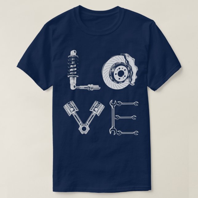 Camiseta Love Mechanic Im A Mechanic  (Frente do Design)