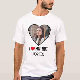 Camiseta Love Men T-Shirt Eu Amo Minha Namorada T-Shirt