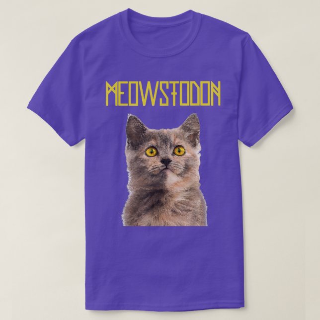 Camiseta Love Meowstodon Classic Music Arts Rock Band For M (Frente do Design)