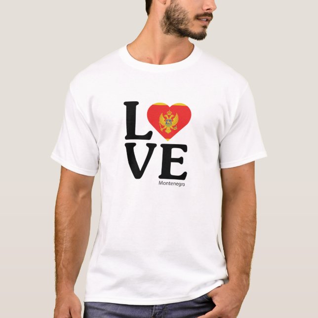 Camiseta Love Montenegro (Frente)