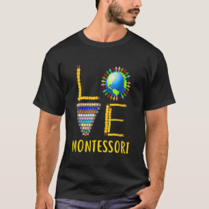 Camiseta Love Montessori Professor Montessori Ensino de Vol