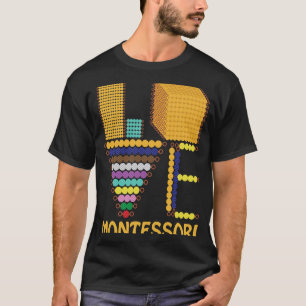 Camiseta Love Montessori Teacher Education Back To School K
