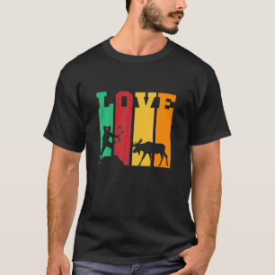 Camiseta Love Moose Hunting Deer Elk Hunting