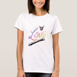Camiseta Love Multi-Couleurs