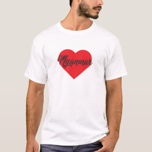 Camiseta Love Myanmar
