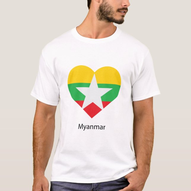Camiseta Love Myanmar (Frente)