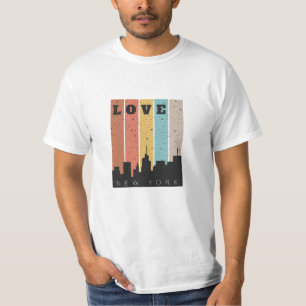 Camiseta Love New York Skyline