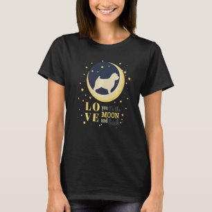 Camiseta Love Norwich Terrier Dog To Moon