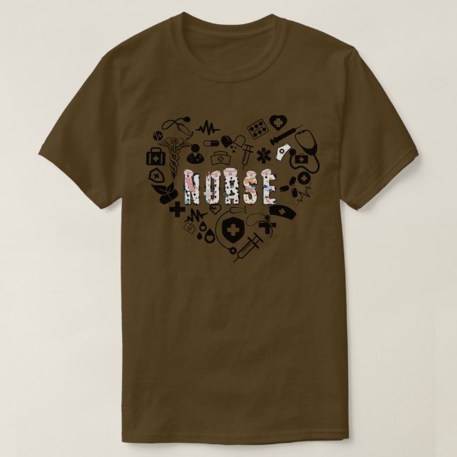 Camiseta Love Nurse 18 (Frente do Design)