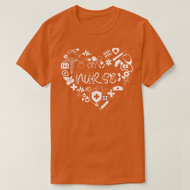 Camiseta Love Nurse 9 (Frente do Design)