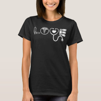 Camiseta Love Nurse Cute Nurse ER Nurse RN Nurse CNA Nurse 