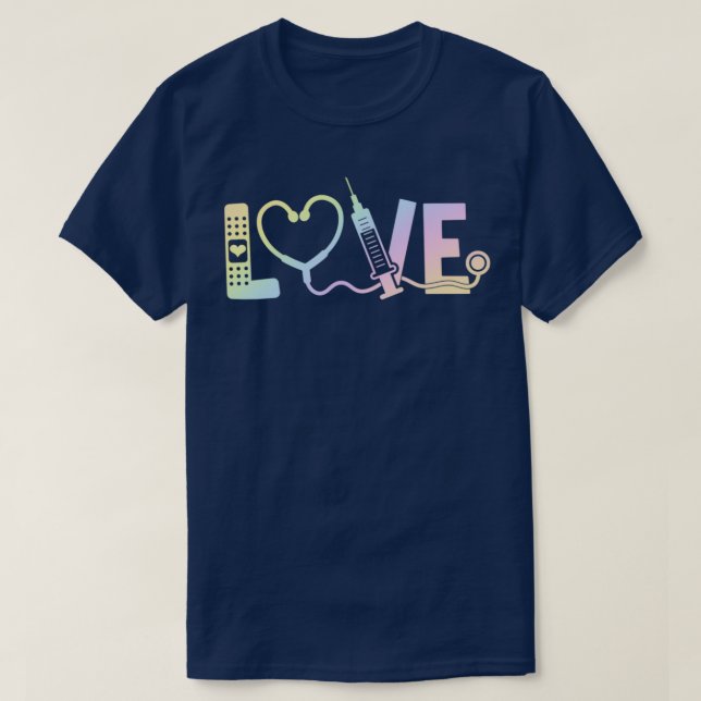 Camiseta Love Nurse funny nurse gift 1 (Frente do Design)