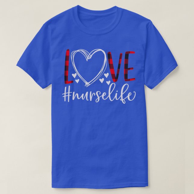 Camiseta Love Nurse Life (Frente do Design)