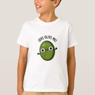 Camiseta Love Olive Me Bonito Comida Pun