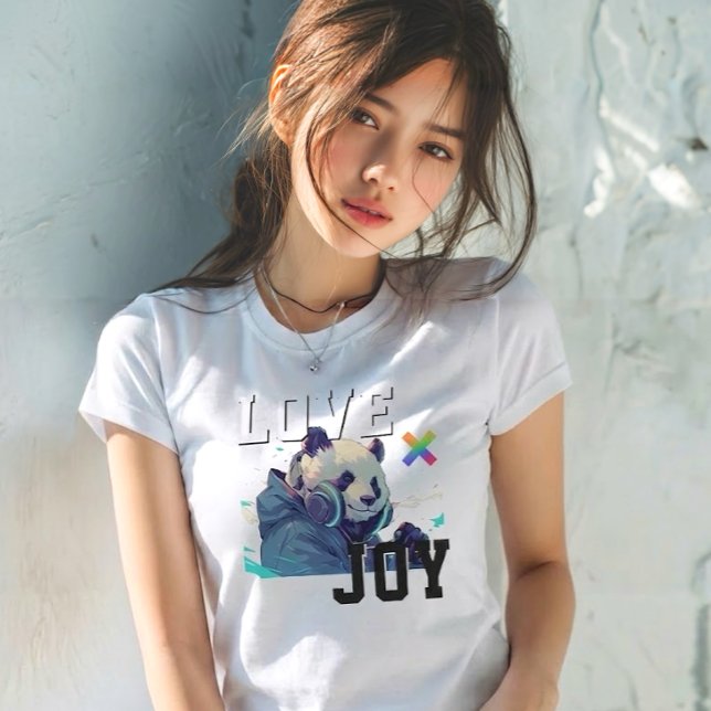 Camiseta LOVE × PANDA - Custom (Criador carregado)