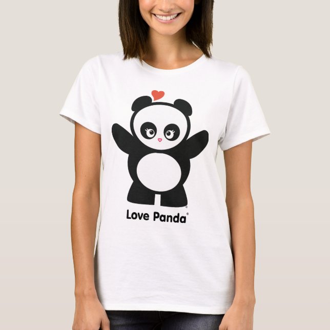 Camiseta Love Panda® Ladies Long Sleeve (Frente)