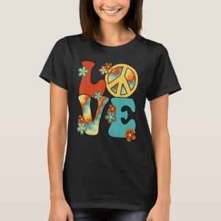 Camiseta Love Peace Sign 60 s 70 s Figurume Party Outfit Gr