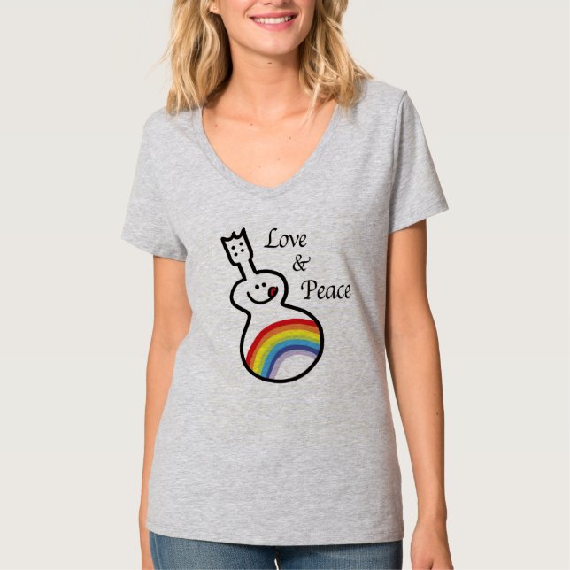 Camiseta Love & Peace Uke (Frente)