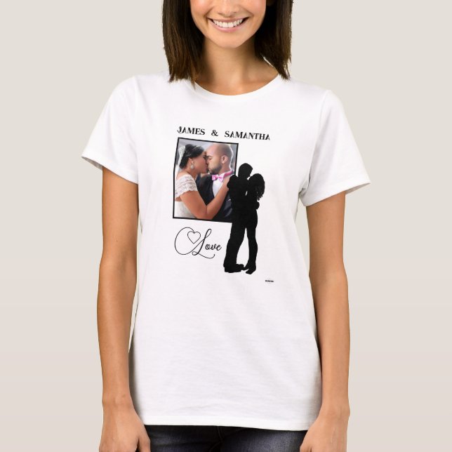 Camiseta Love Photo T-Shirt com HAMbWG Gráfico (Frente)