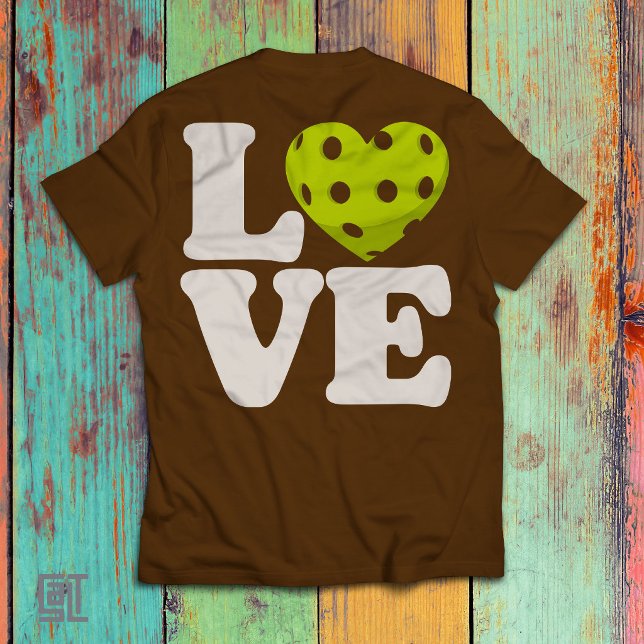Camiseta Love Pickleball Heart (Criador carregado)