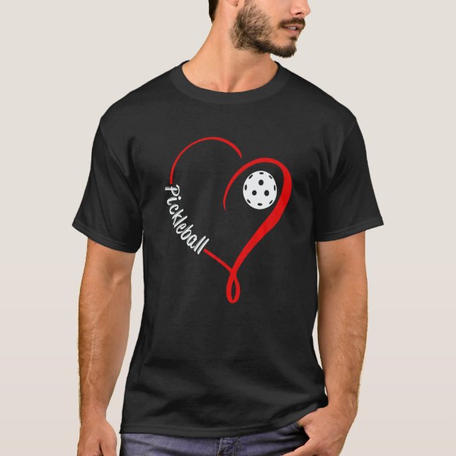 Camiseta Love Pickleball I love pickleball cute pickleball  (Frente)