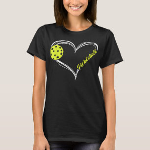 Camiseta Love Pickleball - jogo de picleball fofo, adoro pi