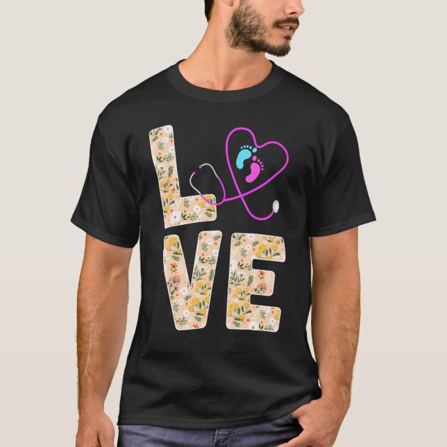 Camiseta Love Picu Nurse Graduação Icu Pediátrico Enfermage (Frente)