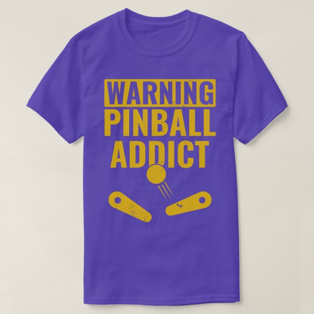 Camiseta Love Pinball Machines Arcade Jogo Engraçado (Frente do Design)