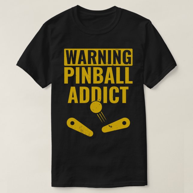 Camiseta Love Pinball Machines Arcade Jogo Engraçado (Frente do Design)