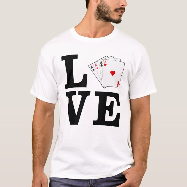 Camiseta Love Poker (Frente)