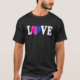 Camiseta Love Prid Lgbtq Bisexual Flag Gay